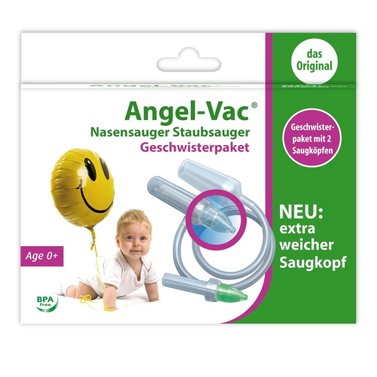ANGEL-VAC manuel næsesuger + 2 spidser