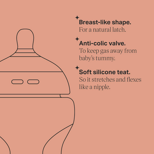 TOMMEE TIPPEE Natural Start biberon 340ml ANTI-COLIC 3luni+ x2