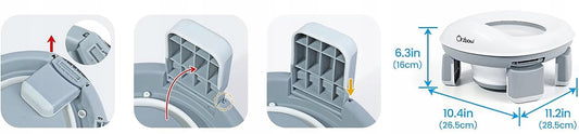 ORZBOW Travel Potty 3-in-1 travel potty - potty, travel potty, toilet seat adapter