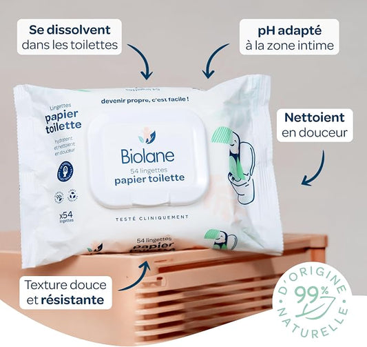BIOLANE toalhitas de higiene 5x54 unid