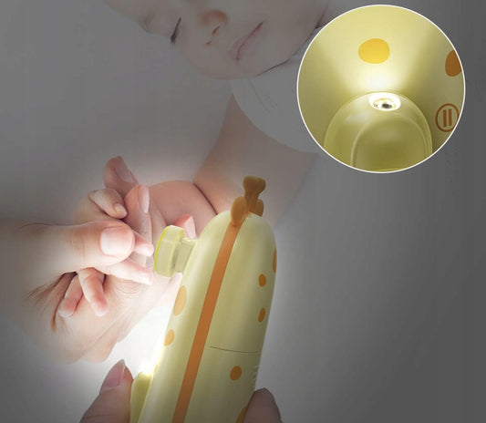 MEGAINVO pilă electrică pentru unghii cu lampă LED, 10 capete