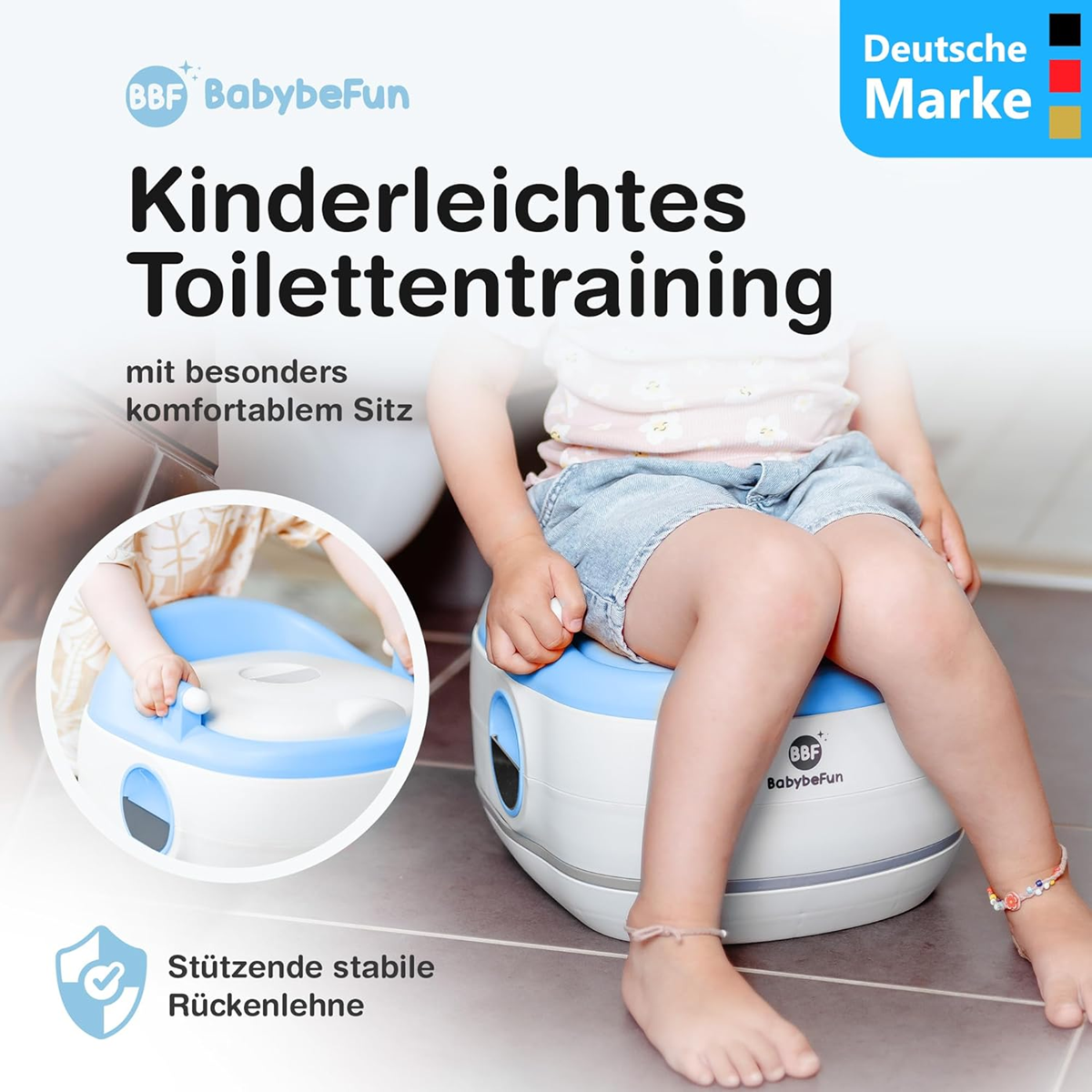 BABYBEFUN 3в1 гърне-надставка-поставка за крака