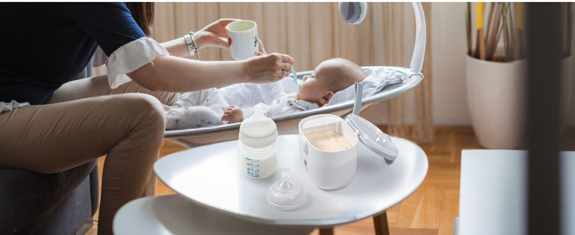 TERMICHY recipiente para leite adaptado 500 ml 250 g + colher doseadora