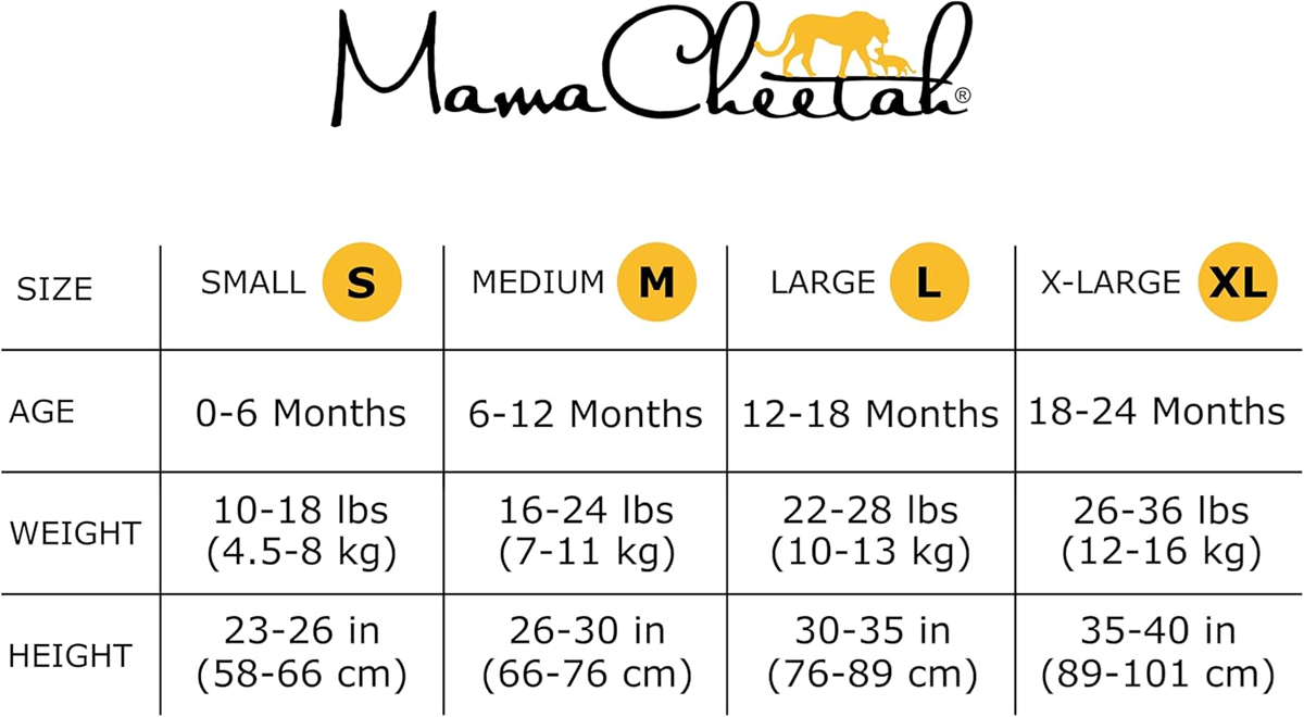 MAMA CHEETAH slaapzak 0.5TOG x2 12-18msc