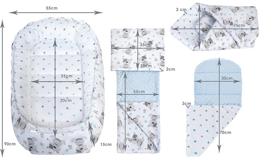 MEDIPARTNERS nest, insert, pillow, swaddle, blanket