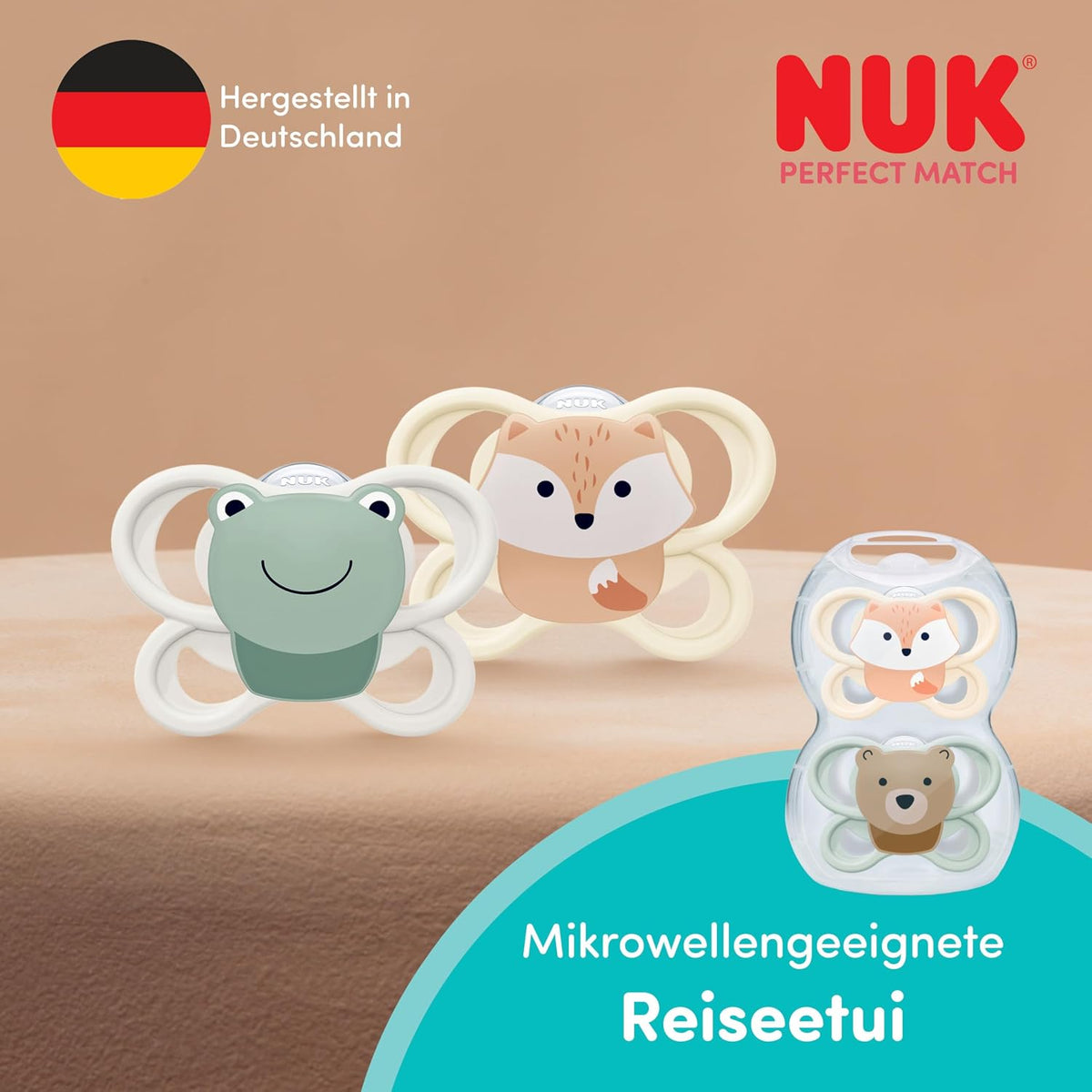 NUK Winnie the Pooh Air succhietto lenitivo in silicone 0-6 mesi x2