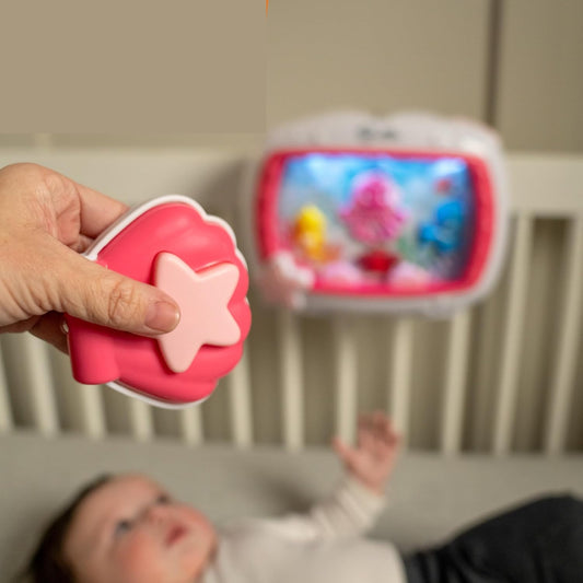Caixa de música BABY EINSTEIN Sonhos Marinhos com luzes + comando 22 x 29 cm