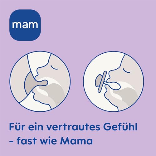 Sucettes en silicone MAM Perfect Day & Night 0-6 mois x4 LUMINEUSES