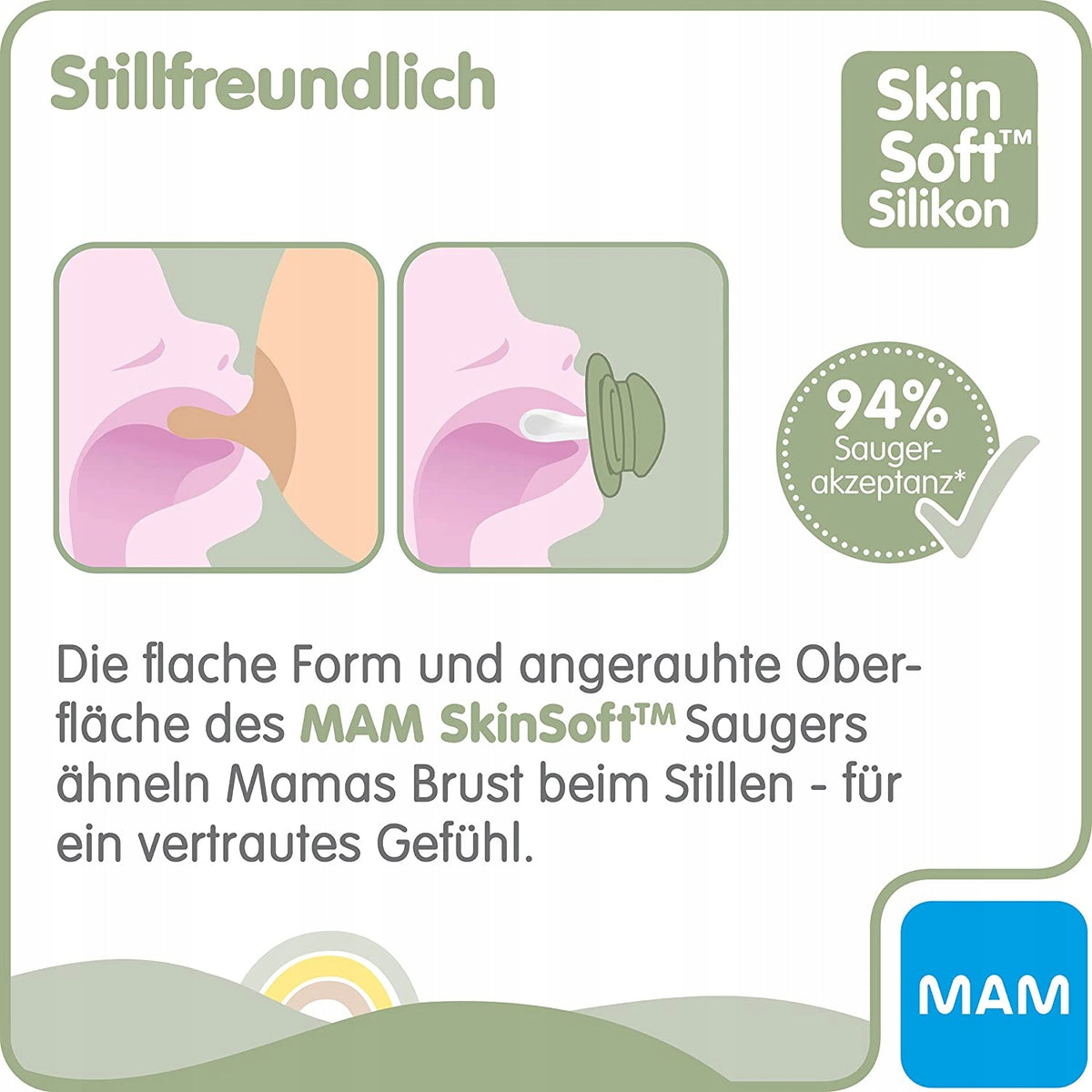MAM ORIGINAL PURE sucette apaisante x2 0-6m