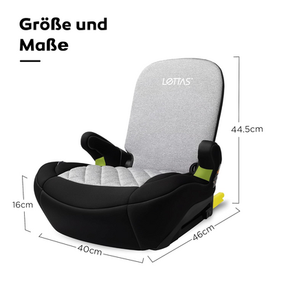 LETTAS I-SIZE seggiolino auto rialzato gruppo III con ISOFIX