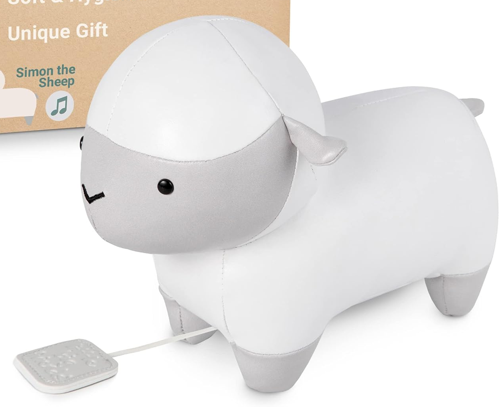 LITTLE BIG FRIENDS Ovečka Simon plyšová hračka s hracím strojkem "Tanec Cukrové Víly"