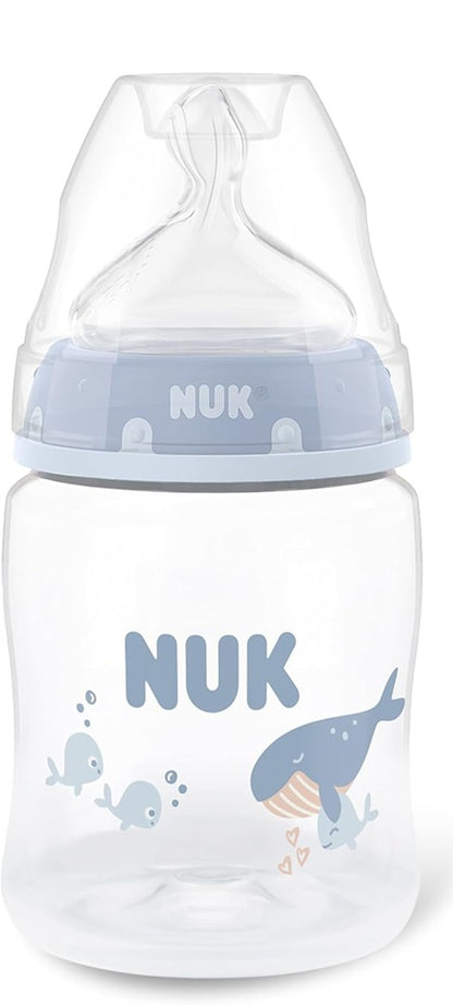 NUK First Choice+ flaska 150 ml napp S långsamt flöde 0+