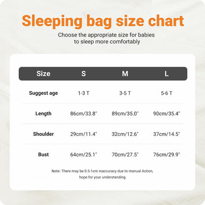 MICHLEY sleeping bag for ages 1–3, S