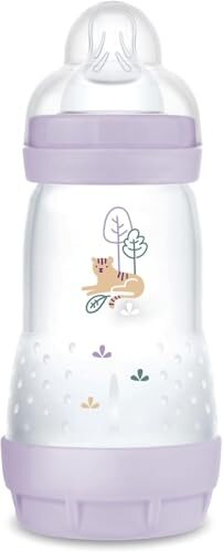 MAM Easy Start fioletowa butelka 260 ml z nasadką