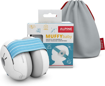 ALPINE Muffy Baby zaščitne slušalke za otroke 0-36 m 23db + etui