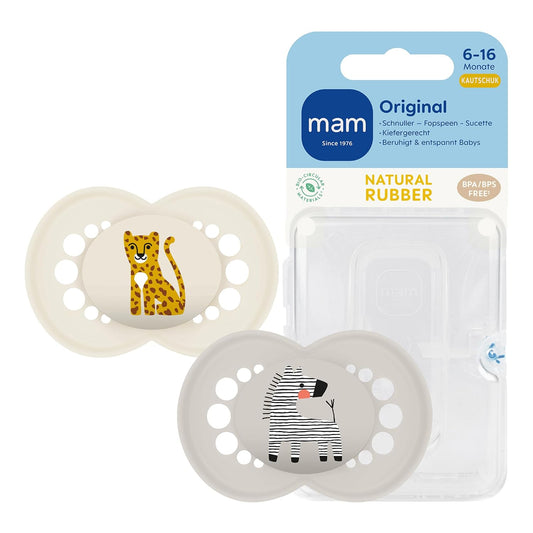 MAM Original λατένιο πιπίλο ηρεμίας x2 6-16 μηνών