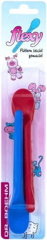 DR. BOEHM Flexy cucchiaini in silicone 13 cm 2 pezzi