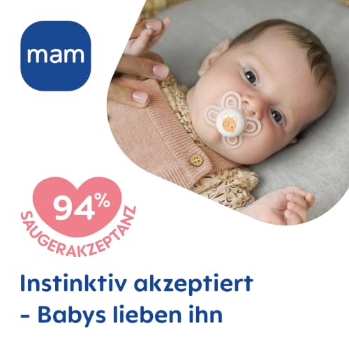 MAM Perfect Start силиконова залъгалка 0-2m x2