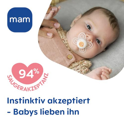MAM Perfect Start силиконова залъгалка 0-2m x2