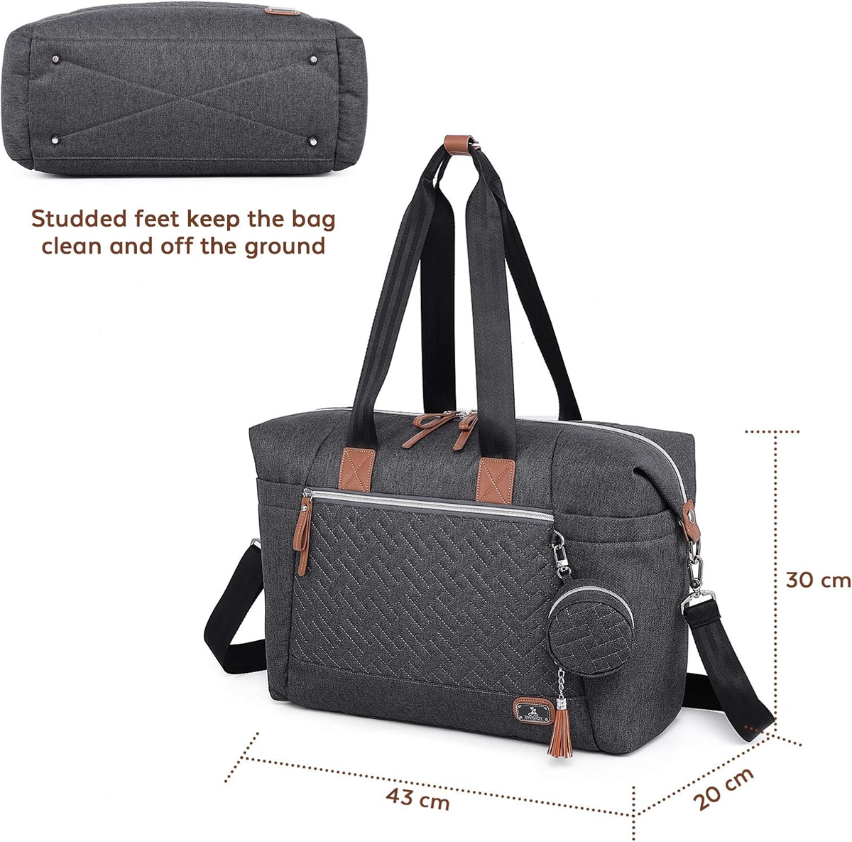 DIKASLON accessory case with changing table