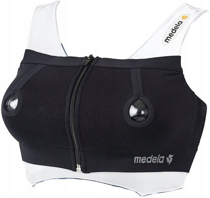 MEDELA gorset do laktatora EASY EXPRESSION M czarny, wygodny do odciągania pokarmu z laktatorami elektrycznymi