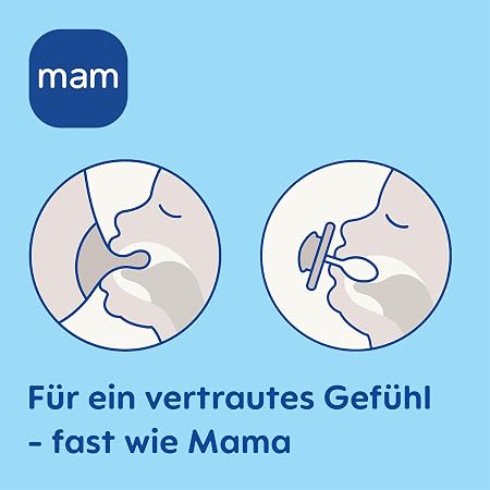 MAM Perfect sucette apaisante en silicone 6-16 mois x2