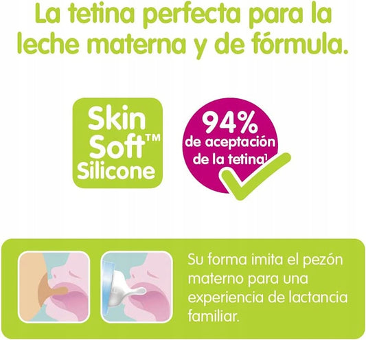 MAM SkinSoft grafika smoczka i tekstu producenta