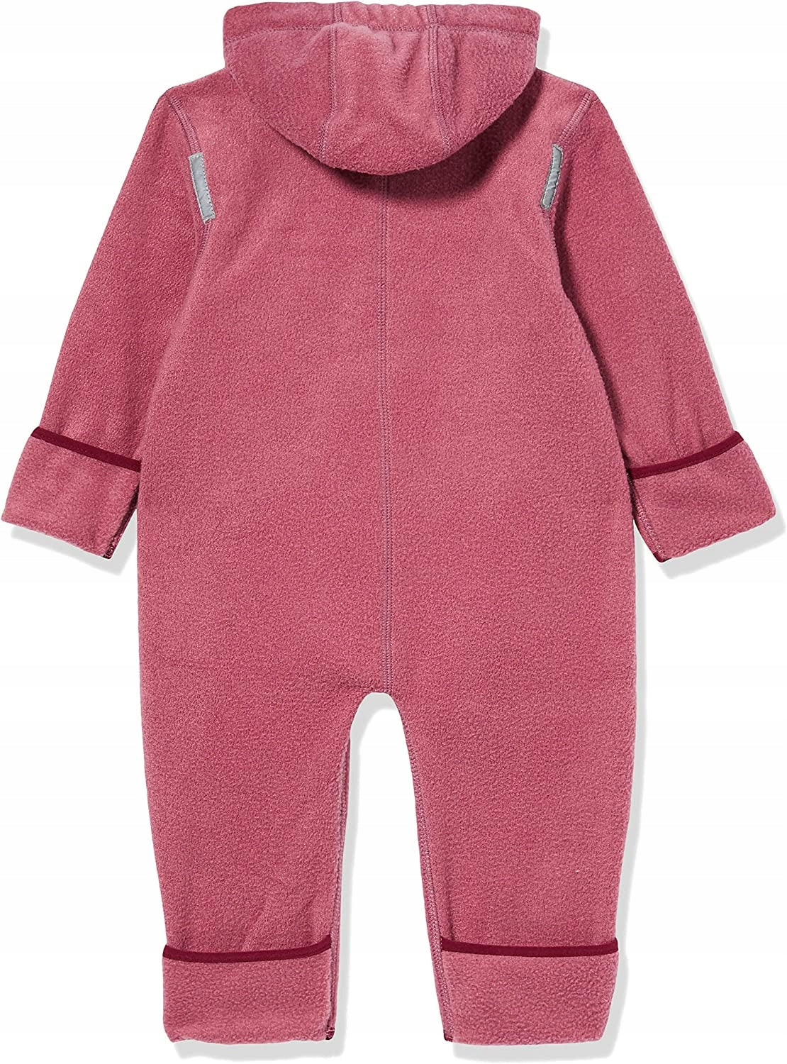HOPPEDIZ fleece overall with fold-over sleeves and legs
