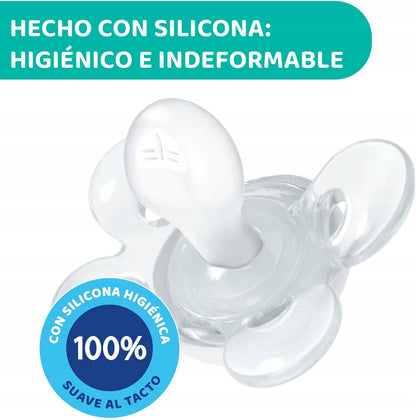 CHICCO PhysioForma COMFORT dudlík x2 0-6 měsíců LATEX