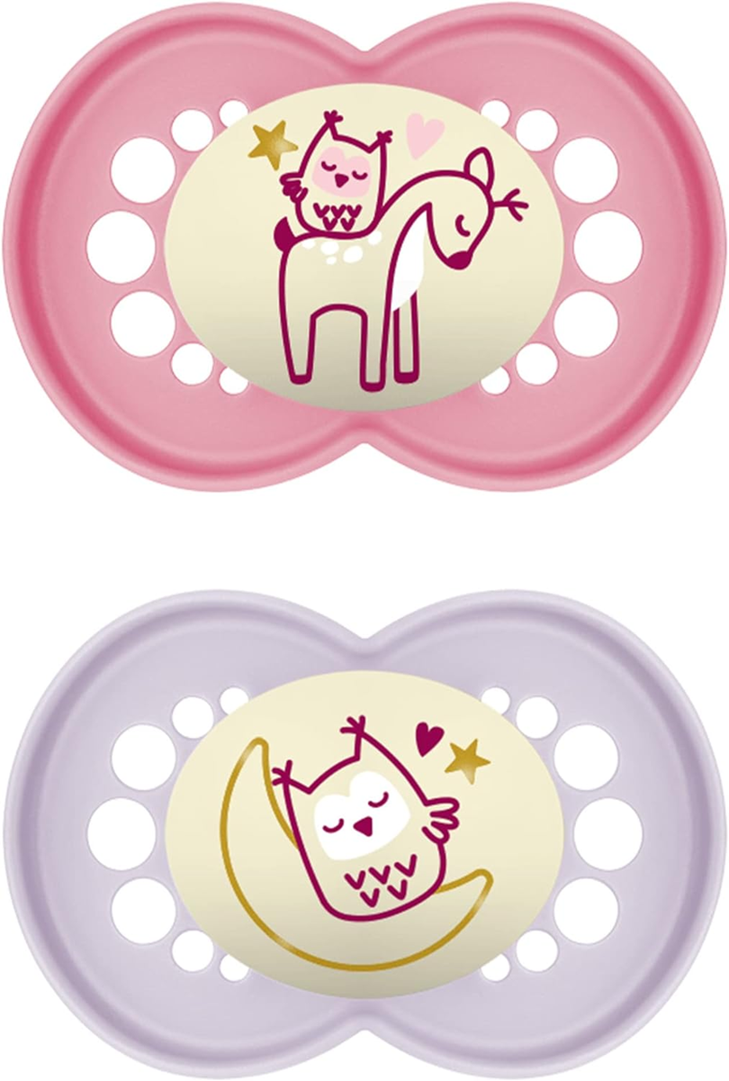 MAM ORIGINAL NIGHT chupeta x2 16 meses+