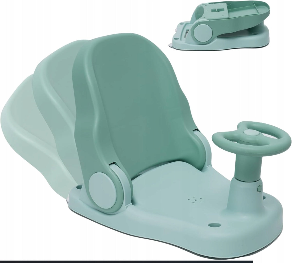 SEGGIOLINO sedia da bagno 6m+ con volante
