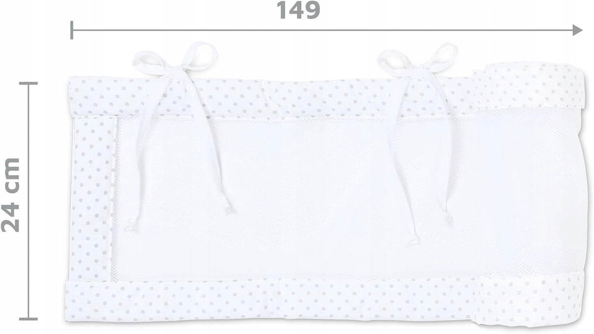 BABYBAY sengekant til tremmeseng 149x24cm