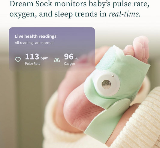 OWLET DREAM SOCK intelligent oxygen and pulse monitor for infants