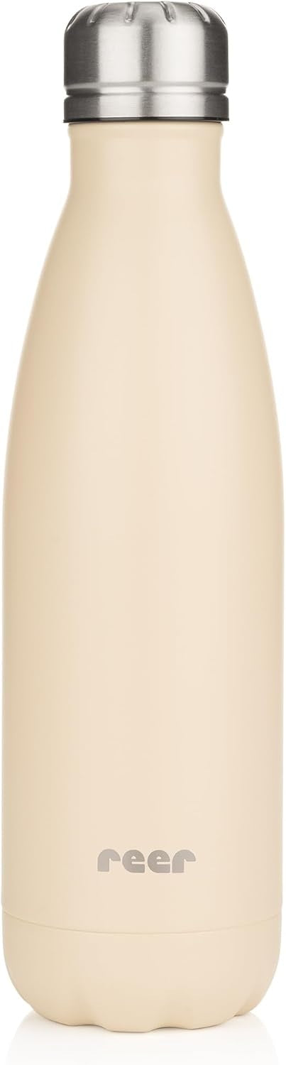 Reer Colour beżowa stalowa butelka termiczna 500 ml
