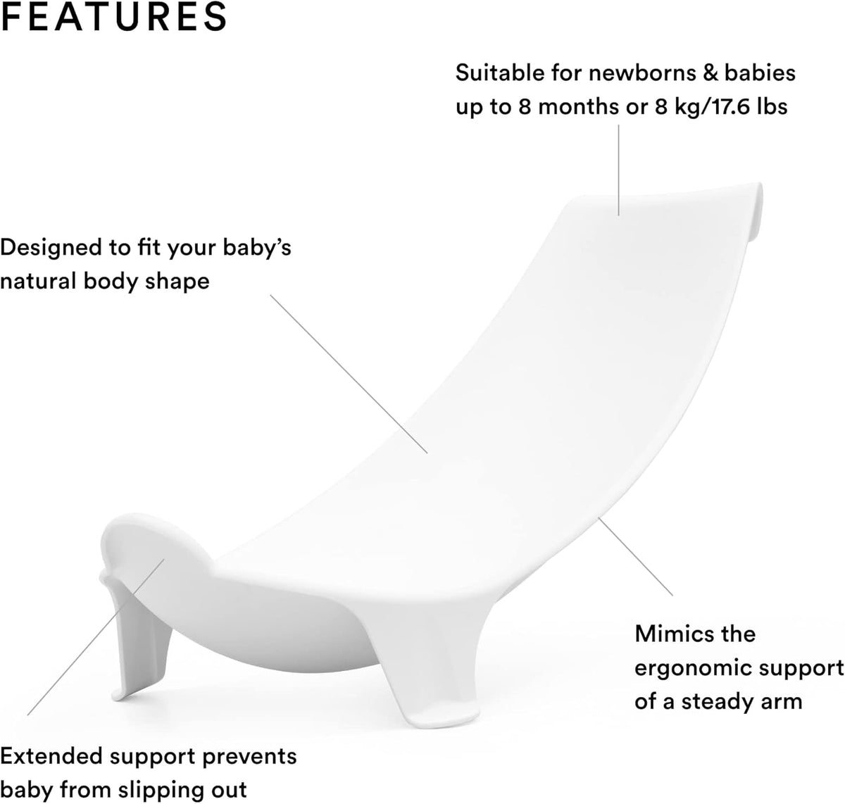 STOKKE FLEXI BATH wkładka do kąpieli 0-8msc