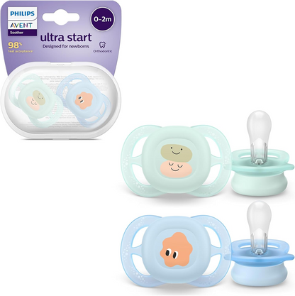 PHILIPS AVENT Ultra Start chupetas x 2 0-2 meses