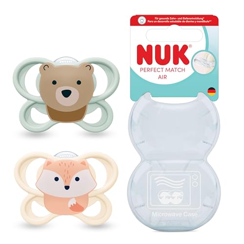 Sucettes NUK Perfect Match Air 0-6 mois x2