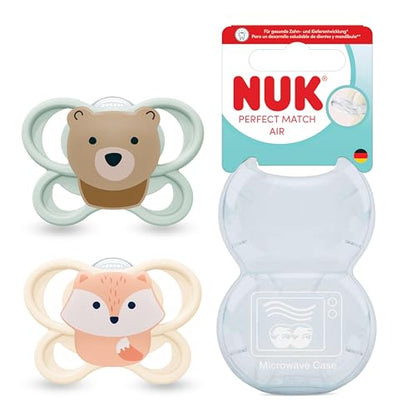 Sucettes NUK Perfect Match Air 0-6 mois x2
