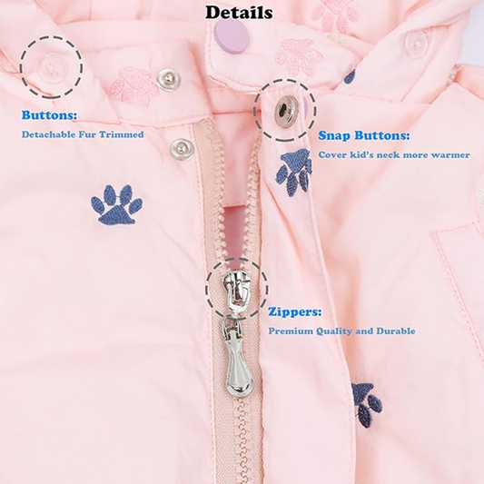 MINIZONE winter jumpsuit, double-breasted