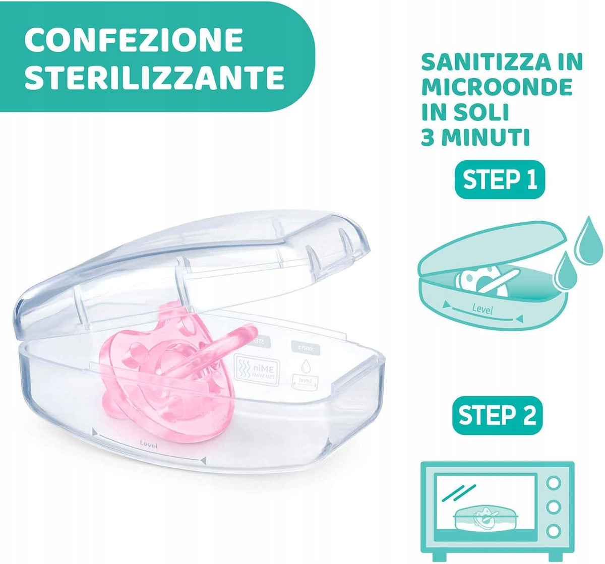 CHICCO PhysioForma DUAL SOFT dudlík x2 16-36 měsíců