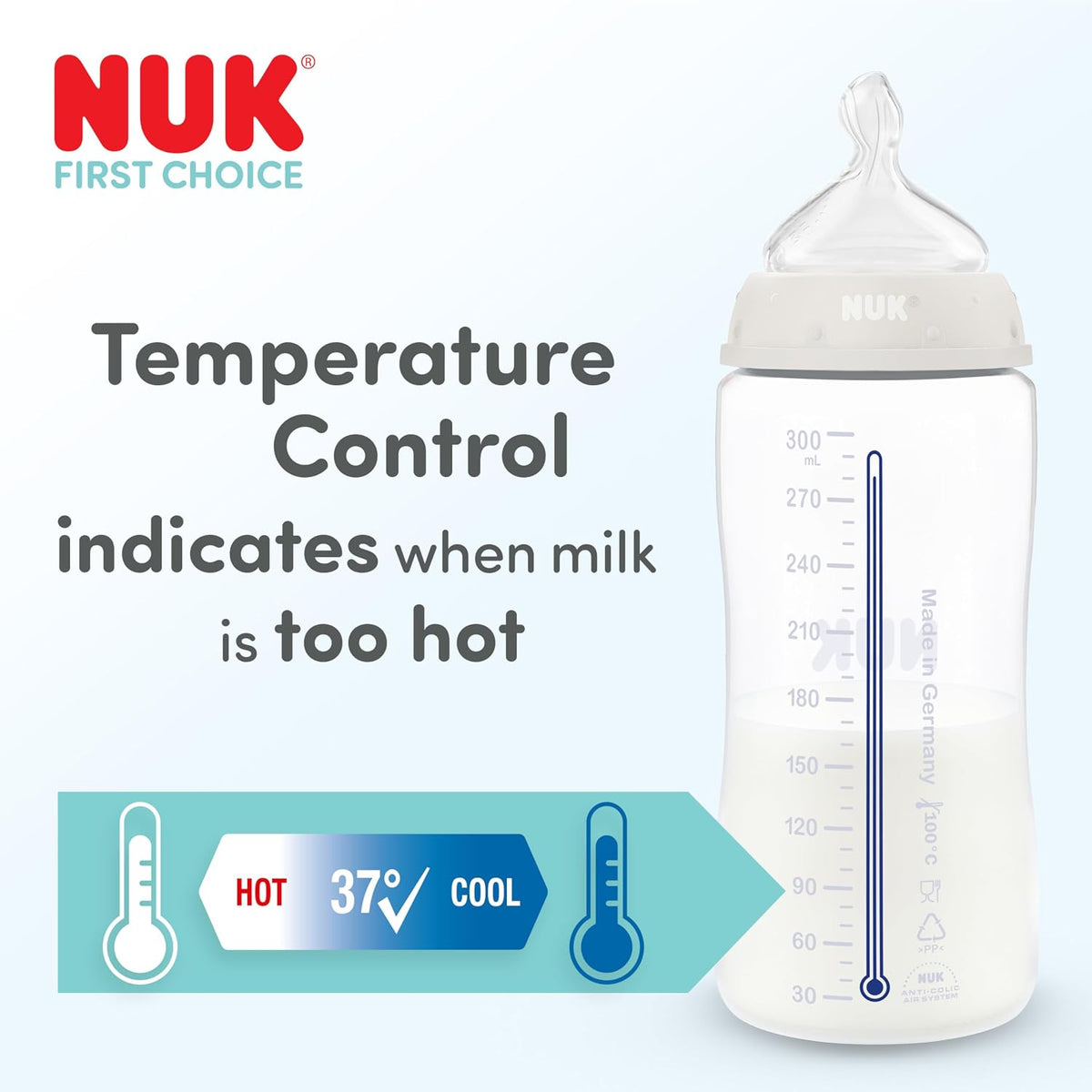 NUK First Choice Perfect Start nappflaskset 0-6m 8 delar