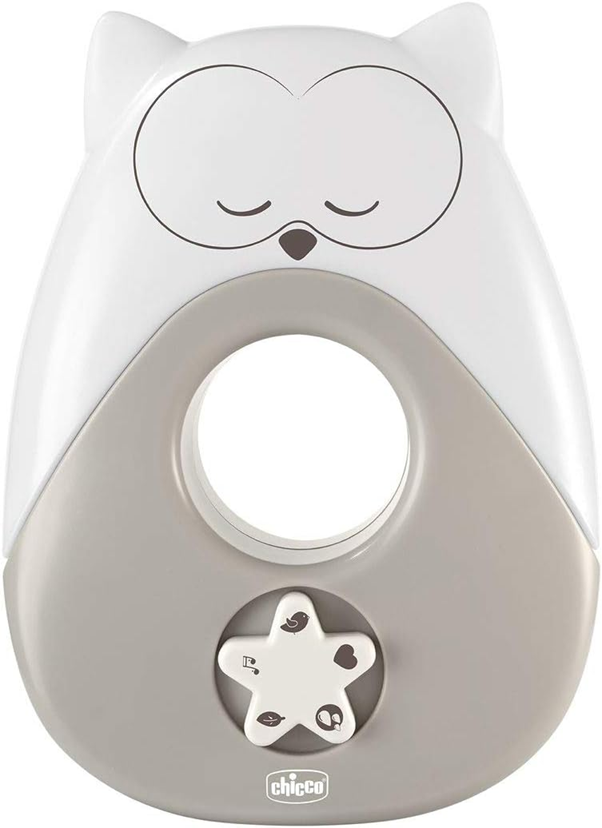 CHICCO Sweet Lights veilleuse avec mélodies et sons HIBOU 13,5 x 18 cm