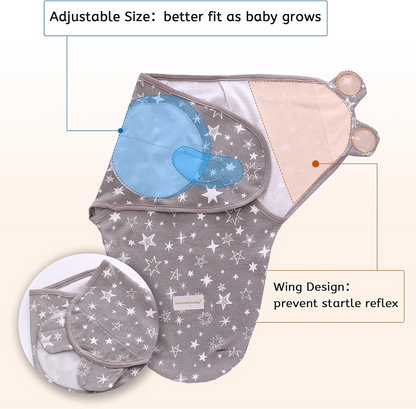 MIRACLE BABY envolvente saco-cama 0-3 meses x3