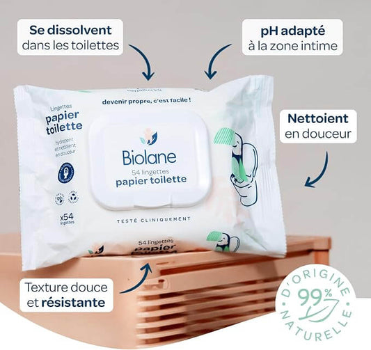 BIOLANE toalhitas de higiene 5x54 unid