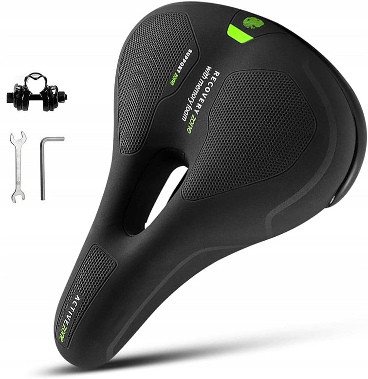 AYAMAYA sella per bicicletta MTB e trekking in schiuma 18,5 x 26 cm