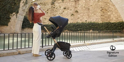 STOKKE Xplory X promenadvagn PREMIUM UPF50+ upp till22kg tillbehör