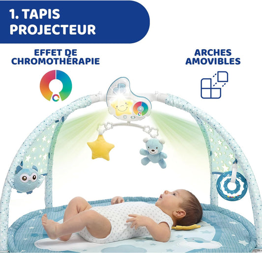 CHICCO Enjoy Colors Gym mata edukacyjna 3w1 +  projektor