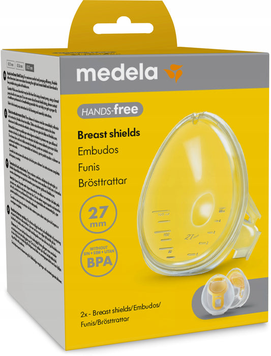 MEDELA lejek Freestyle Flex HANDS-FREE 27mm x2, zamienne lejki do laktatora, BPA free