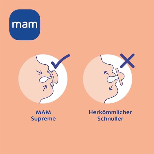 MAM Supreme Day&Night πιπίλα σιλικόνης 0-6 μηνών x4 ΦΩΣ