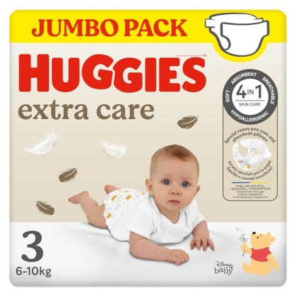 Huggies Extra Care – opakowanie pieluch rozmiar 3 x40